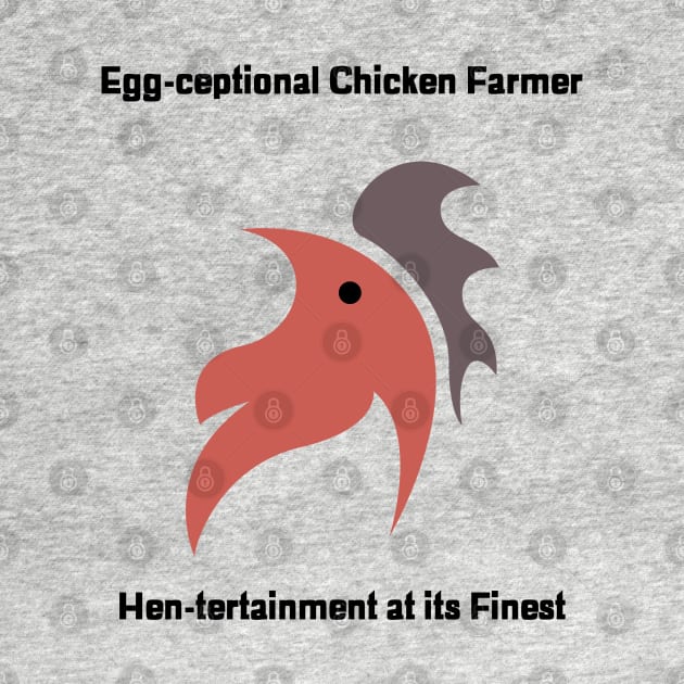 Egg-ceptional Chicken Farmer by Pixels, Prints & Patterns